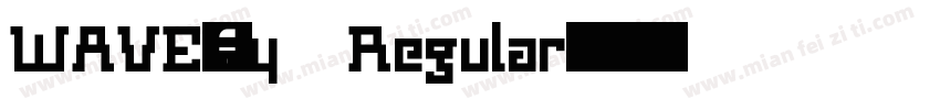 WAVE-24 Regular字体转换